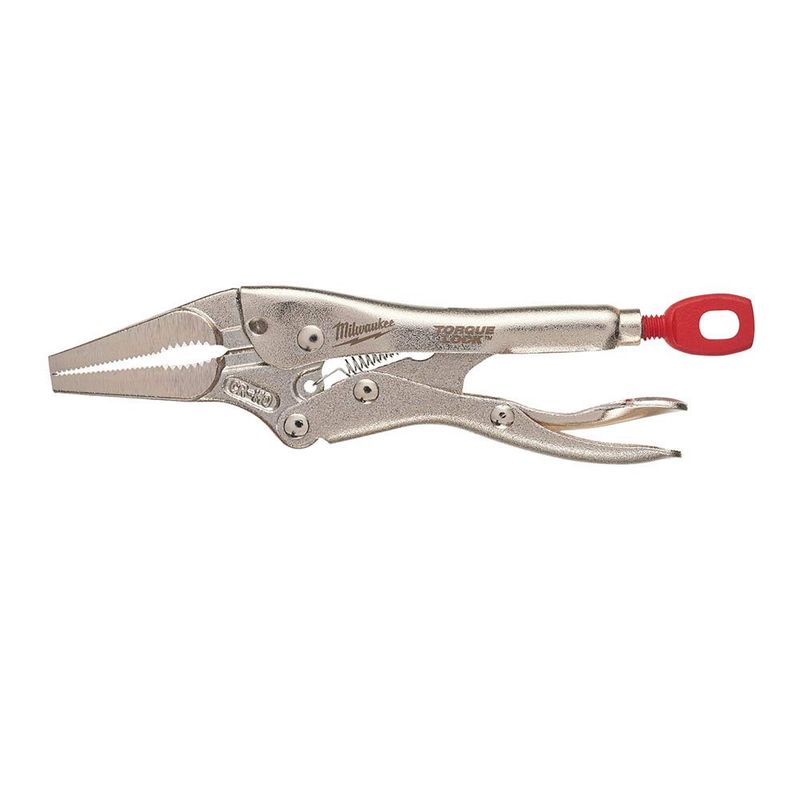Milwaukee 4&quot; Long Nose Torque Lock Curved Jaw Locking Pliers