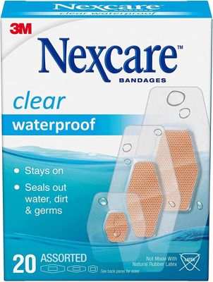 Nexcare Waterproof Clear Bandages