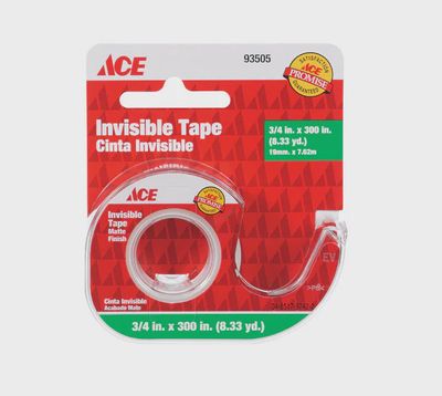Ace 3/4 in. W x 300 in. L Tape Clear
