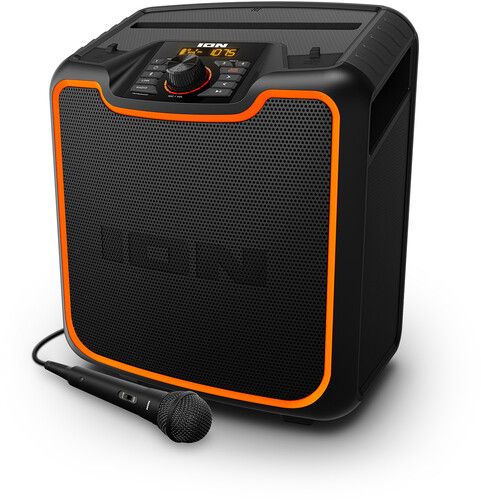 ION Audio Sport XL MK3 High-Power All-Weather Bluetooth Speaker with microphone.