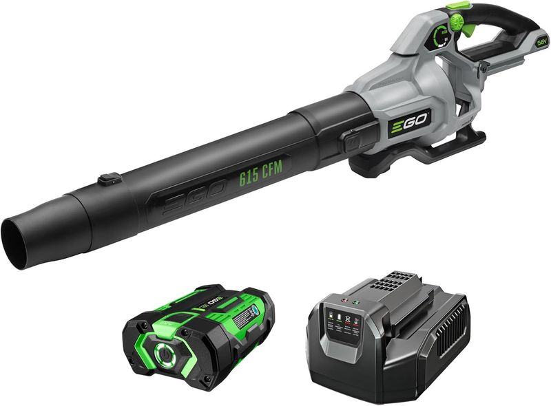 EGO Power+ LB6151 Cordless Leaf Blower with Battery and Charger – full kit view.