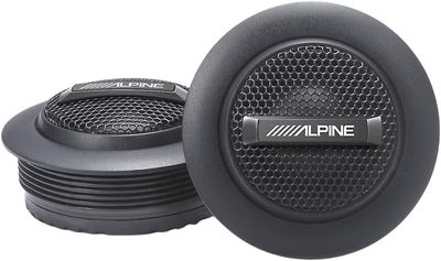 Alpine S2-S10TW S-Series 1&quot; Silk Dome Tweeter Set