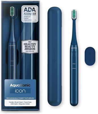 Aquasonic Icon ADA-Accepted Rechargeable Toothbrush