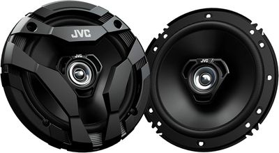 JVC CS-DF620 6.5-inch 2-way car speakers, front view.