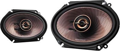 Kenwood - 6&quot; x 8&quot; 2 - Way Car Speaker - Black
