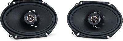 Kenwood - Road Series 6&quot; x 8&quot; 2-Way Car Speakers with Cloth Cones (Pair) - Black