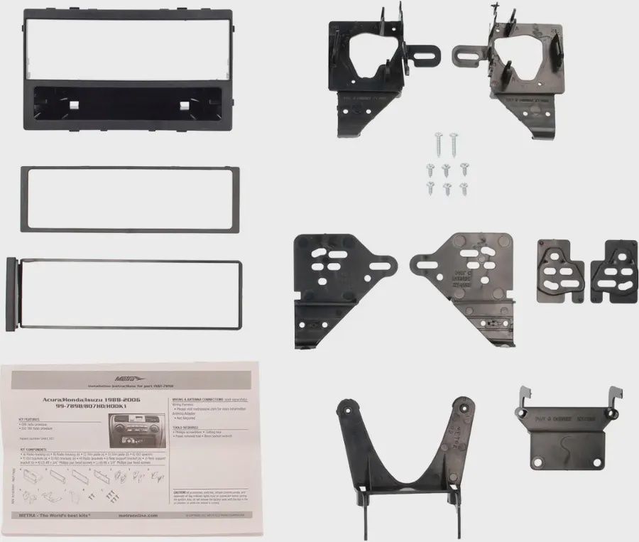 Metra - Dash Kit for Select 1988-2006 Acura, Honda and Isuzu Vehicles