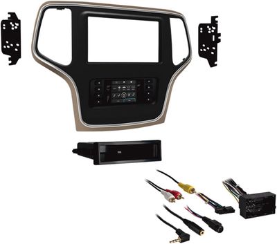 Metra - Dash Kit for Select 2014-2021 Jeep Grand - Black