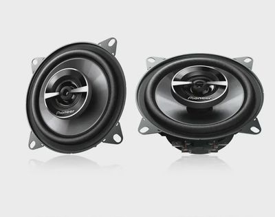 Pioneer - 4&quot; 2-way Coaxial Speakers (Pair) - Black