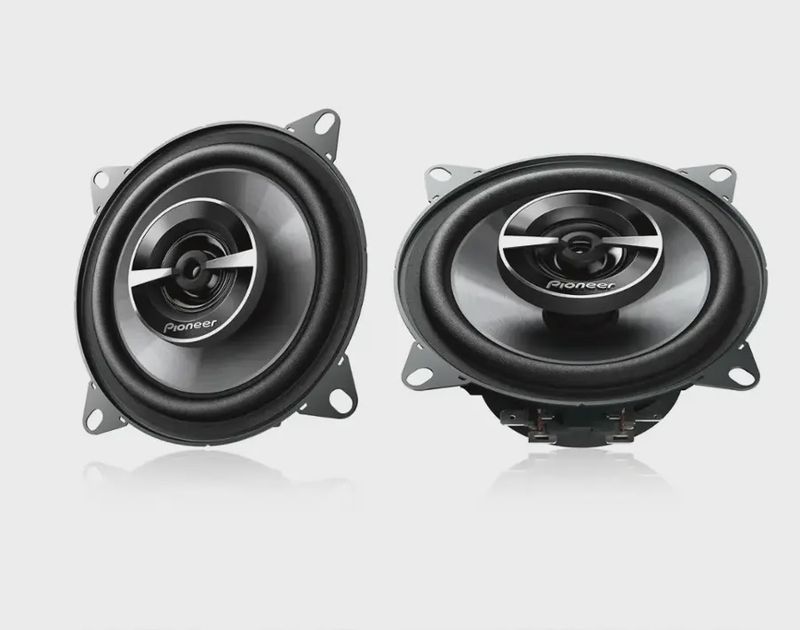 Pioneer - 4&quot; 2-way Coaxial Speakers (Pair) - Black