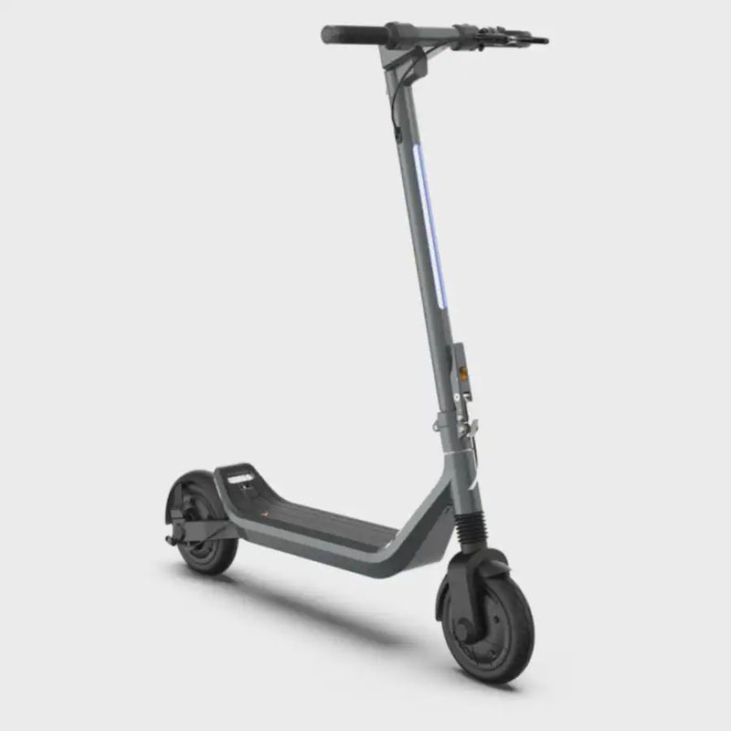 Front view of Apollo Go 2024 Premium Dual-Motor Electric Scooter showing sleek design and LED headlight.