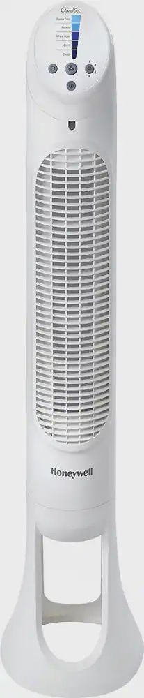 Honeywell - QuietSet 5-Speed Oscillating Tower Fan