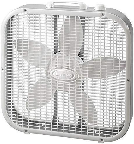 Lasko 3733 Box Fan, White