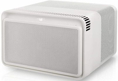 Front view of the Windmill - WhisperTech 12,000 BTU Smart Window Air Conditioner.