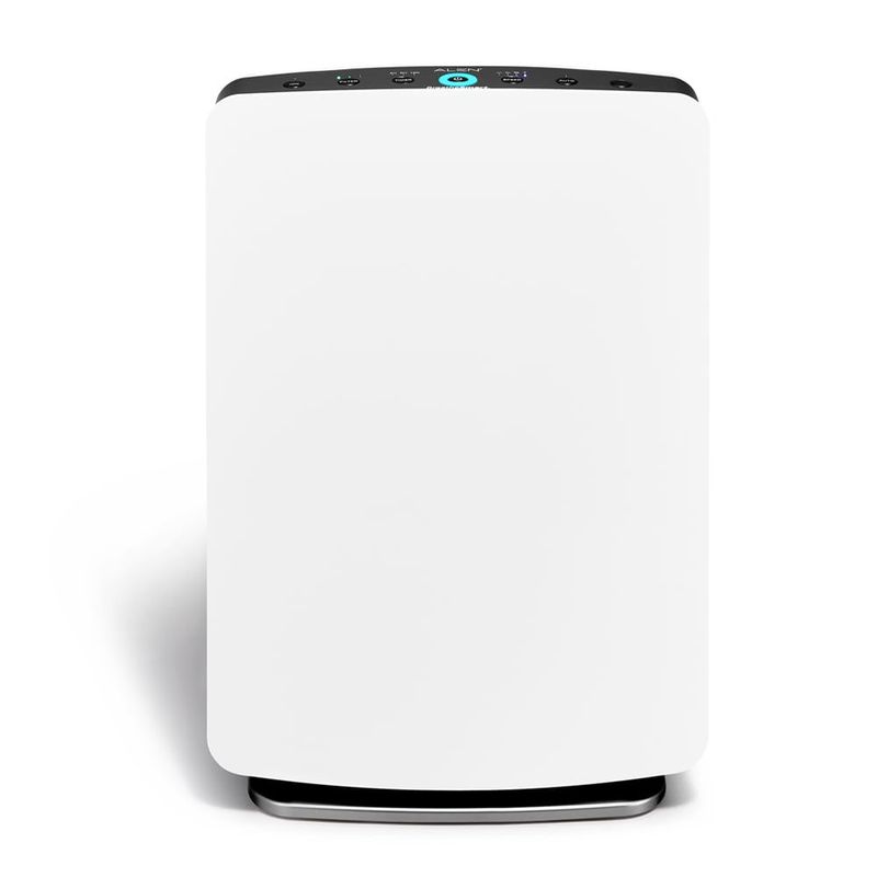 Front view of Alen BreatheSmart Classic Air Purifier showing sleek design and air intake vents.