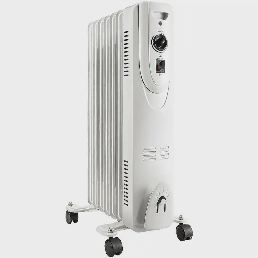 Lifesmart - 1500W Oil Filled Radiator - White