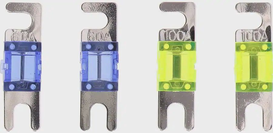 Metra - 60- and 100-amp AFS Fuse (4-Count) - Gray