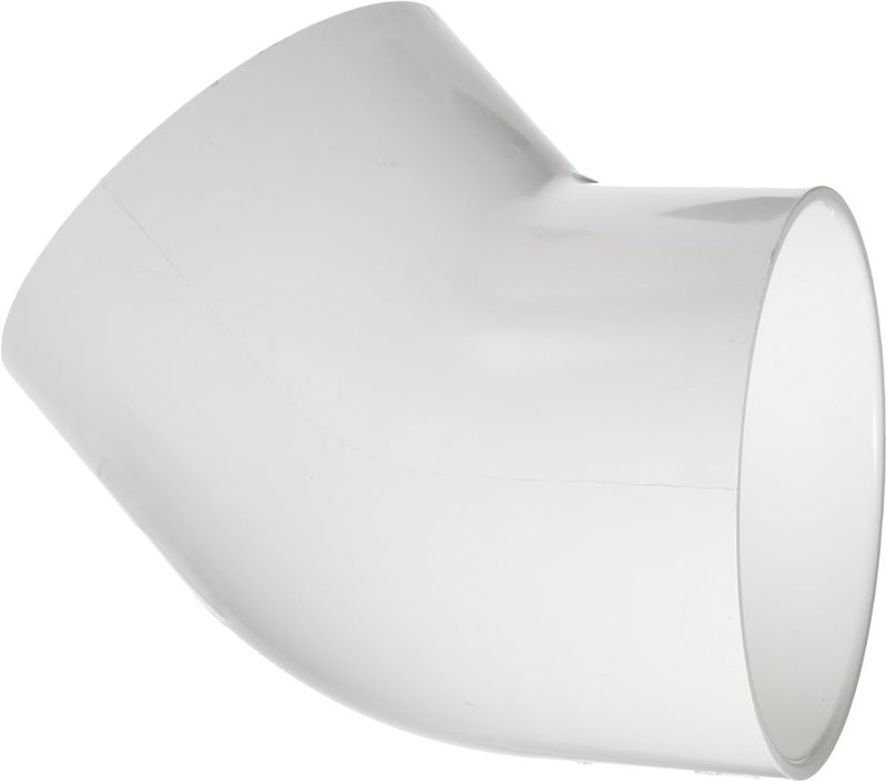 Spears Series 417 PVC Pipe Fitting, 45 Degree Elbow