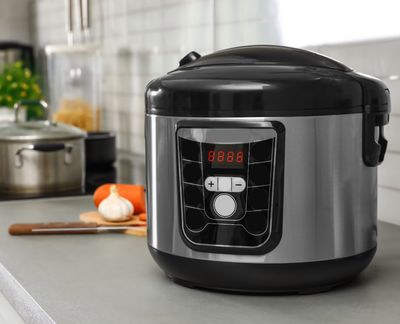 Multi cookers and pressure cookers for easy meal prep at Budget Buys Dunedin, Florida.