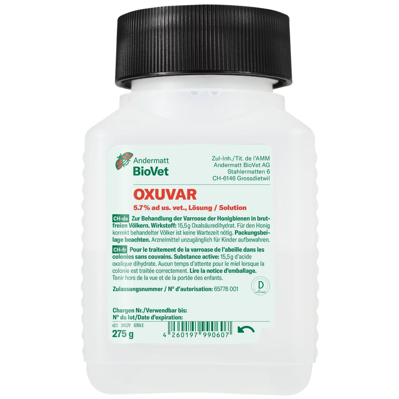 Oxuvar 5.7- 275g
