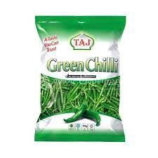 Taj Green Chillis Whole 300g