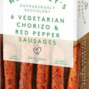 Linda McCartney Vegetarian Chorizo &amp; Red Pepper Sausages 300g