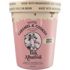 Pink Albatross-CRUNCHY PEANUT BUTTER ice cream 480ml