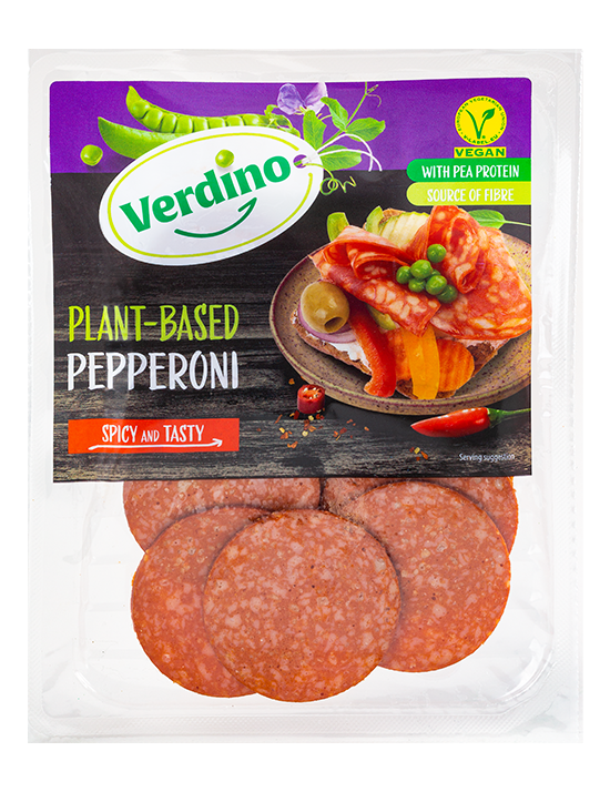 Verdino Plant-Based Pepperoni Salami 80g