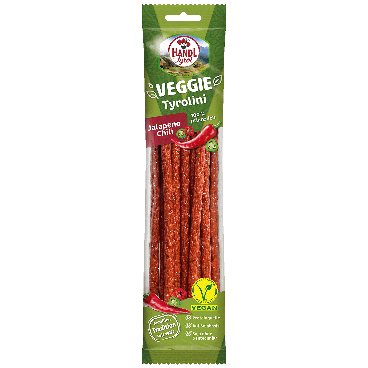 HANDL TYROL veggie tyrolini jalapeno chili, 70g