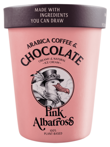 Pink Albatross ARABICA COFFEE &amp; CHOCOLATE 480ml