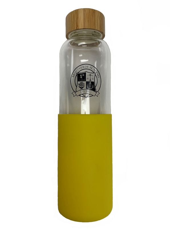 Glass Lotus Bottle