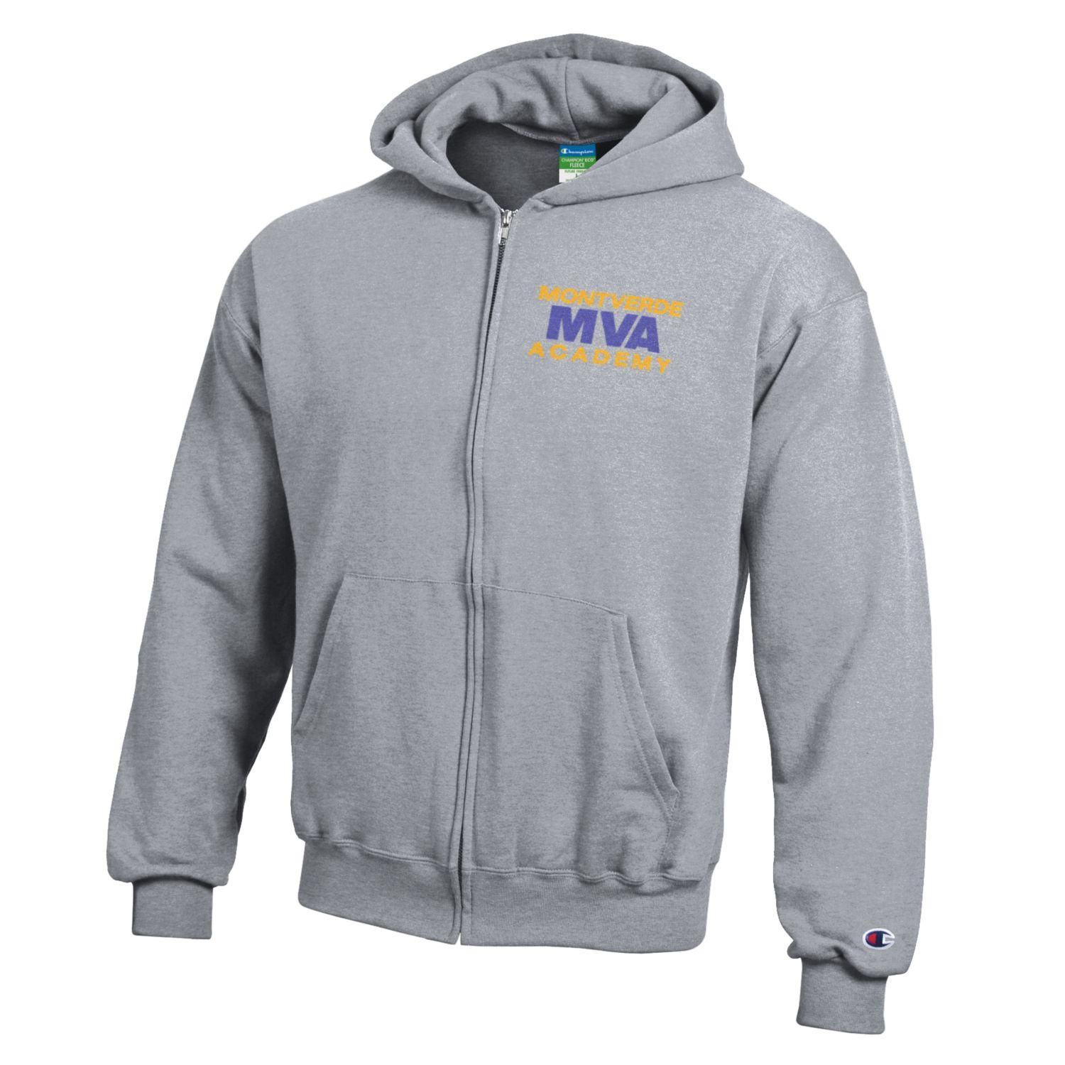 Youth Full Zip Grey Sweatshirt