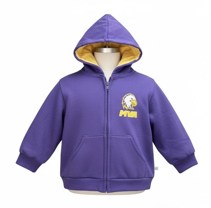 Toddler Full Zip Hooded Fleece