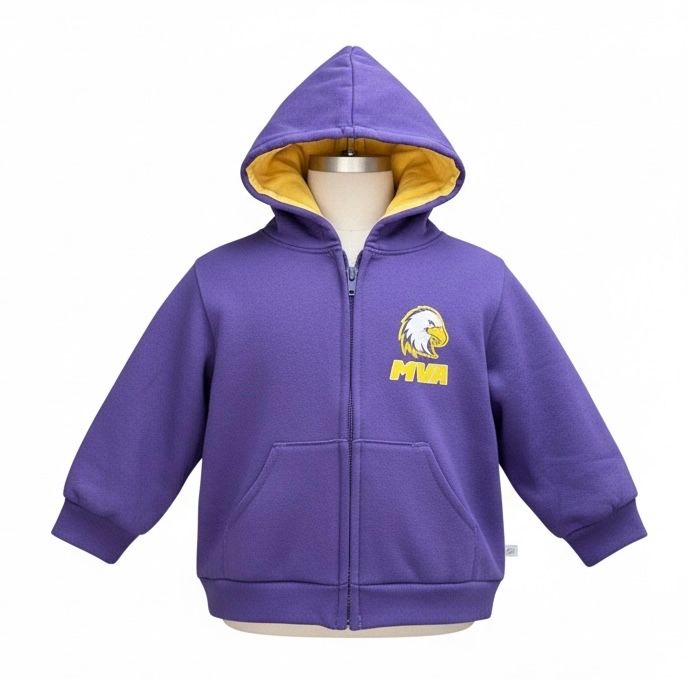 Toddler Full Zip Hooded Fleece