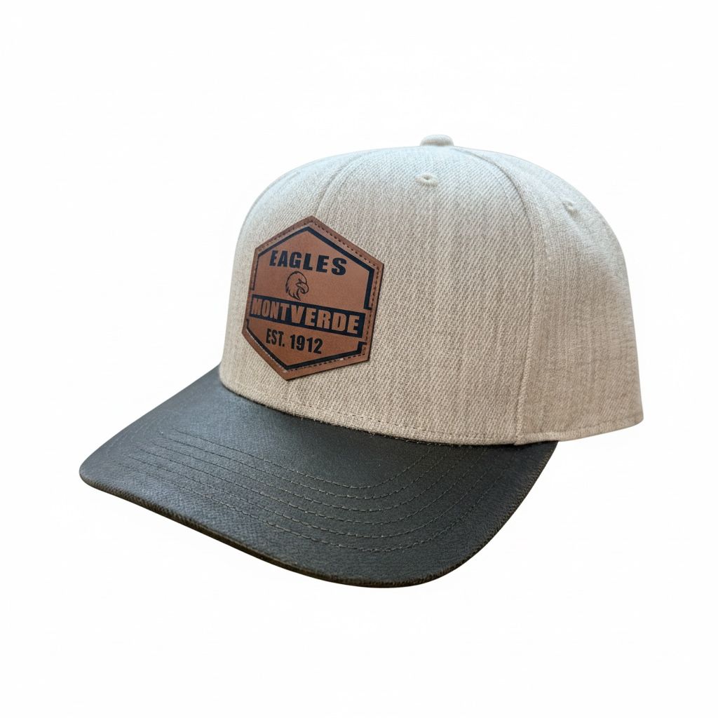 Snapback Cap with Patch, Color: Gray