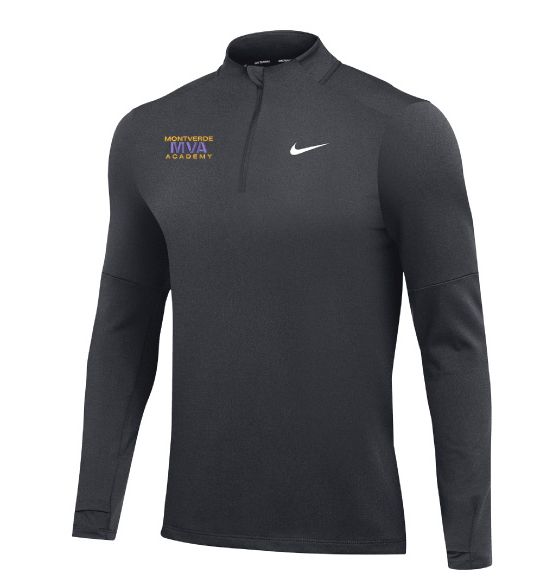 Nike 1/4 zip, Color: Black, Size: Small