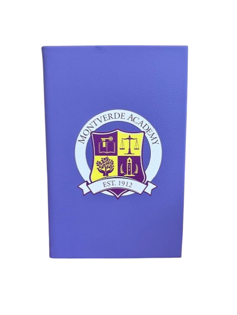 Leatherette Journal, Color: Purple, Size: Regular