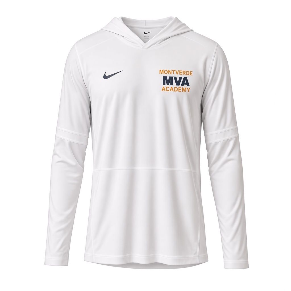 Nike Hoodie, Color: White, Size: Small