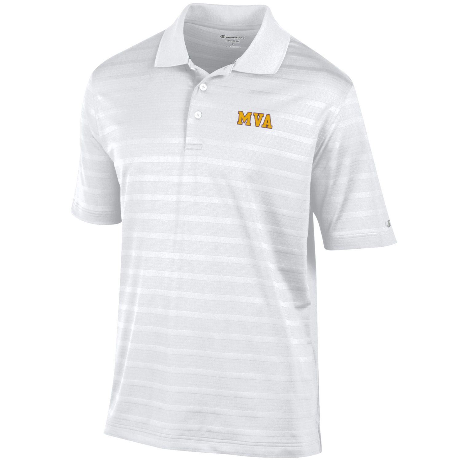 Polo Textured Solid, Color: White, Size: Small