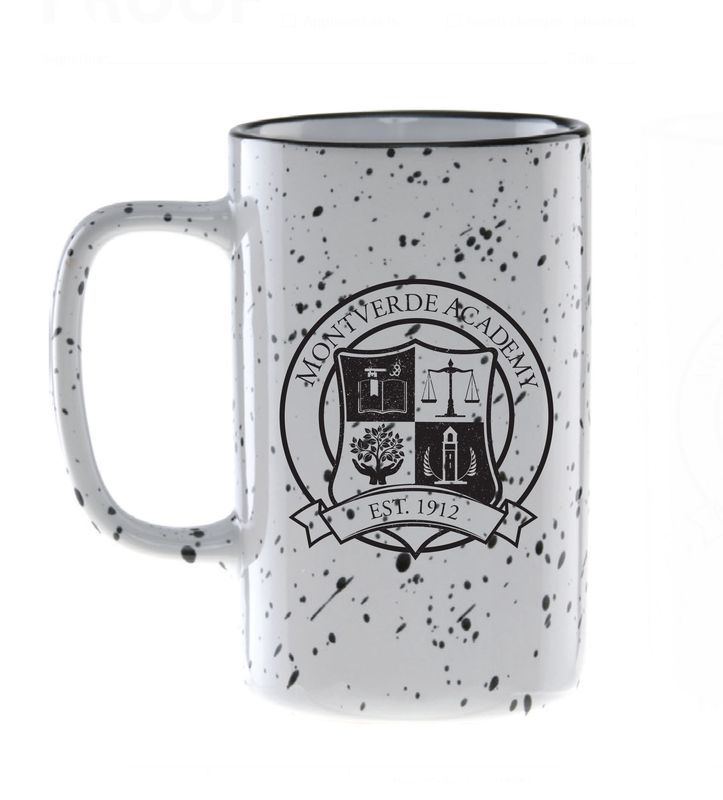 Tall Crest Mug  - White
