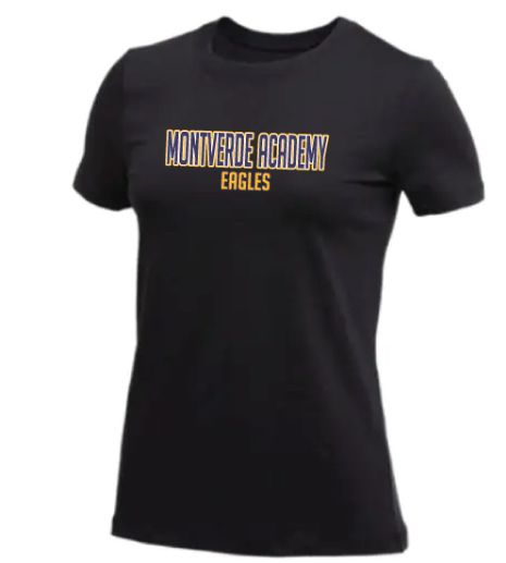 Nike Ladies Tee, Color: Black, Size: Small