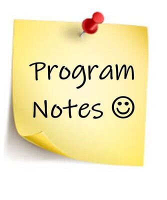 Spring Showcase Program Note