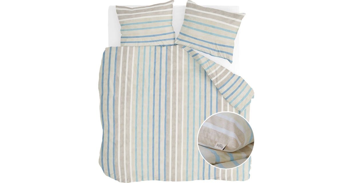 WALRA DEKBEDOVERTREK NATURAL STRIPES
