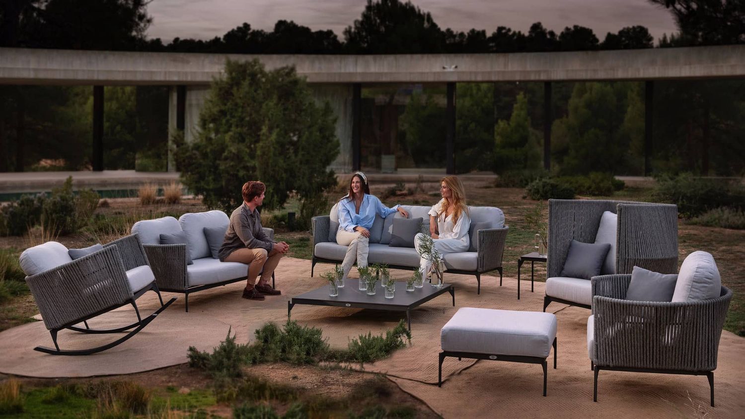 SKYLINE DESIGN BOSTON SOFA 3 PANAMA FOSSIL C-3659