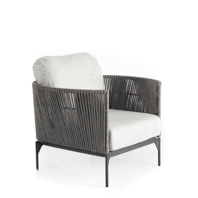 SKYLINE DESIGN BOSTON ARMCHAIR PANAMA FOSSIL C-3659