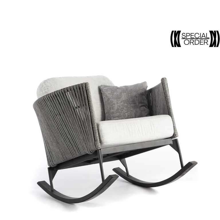 SKYLINE DESIGN BOSTON ROCKING CHAIR PANAMA FOSSIL C-3659