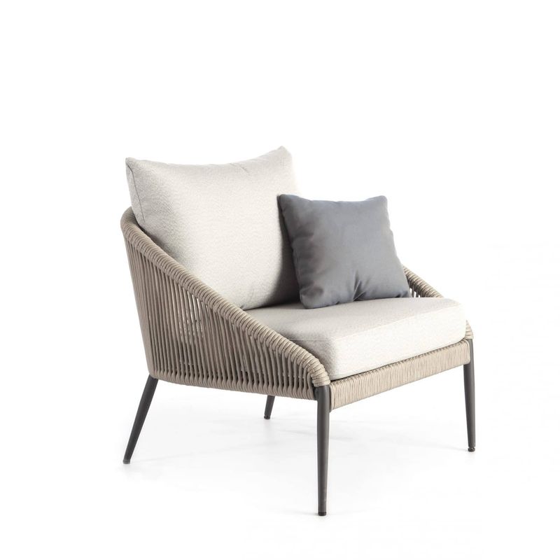 SKYLINE DESIGN RODONA ARMCHAIR PANAMA ACQUA C-8006