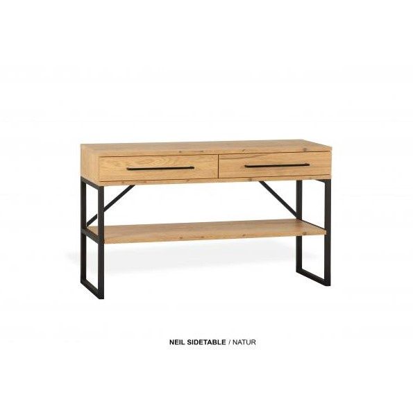 MAXFURN NEIL SIDETABLE 2 drw NATUR
