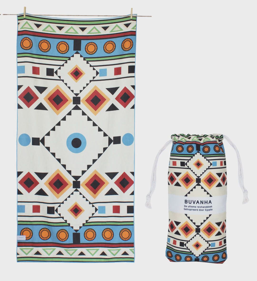 BUVANHA TRAVEL TOWEL EGYPTE MEDIUM