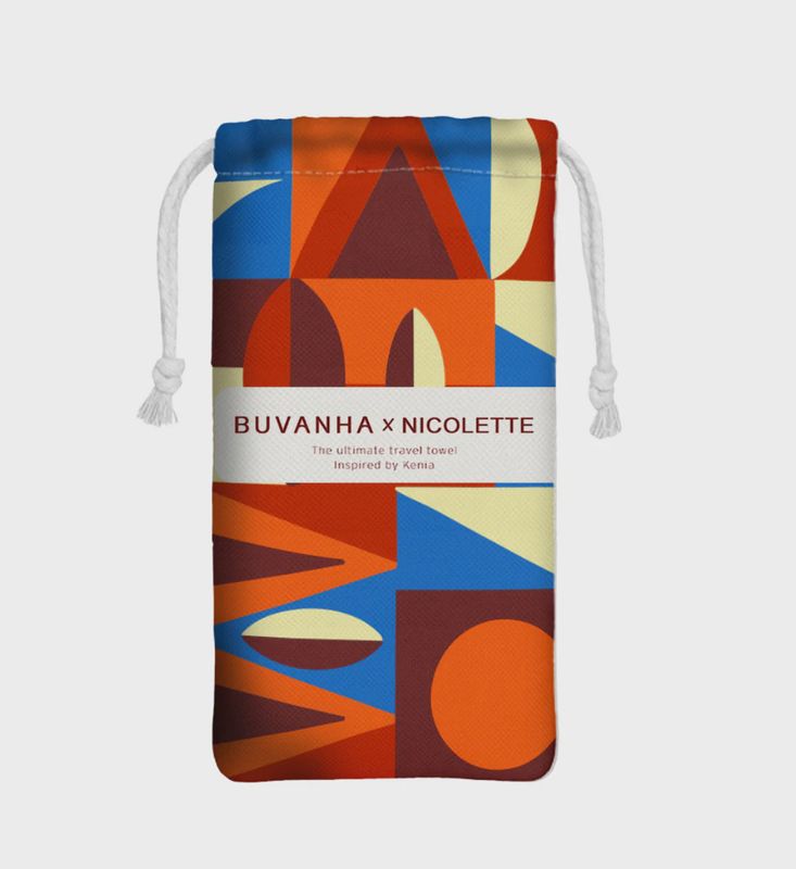BUVANHA TRAVEL TOWEL KENIA MEDIUM 160X80CM